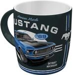 Nostalgic-Art Retro Kaffeebecher, 330 ml, Ford Mustang &ndash; 1969 Mach 1 Blue 