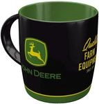 Nostalgic-Art Retro Kaffeebecher, 330 ml, John Deere &ndash; Logo Black | Original...