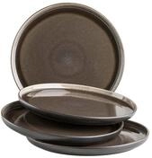 M&Auml;SER Serie Niara, Modernes Dessertteller Set f&uuml;r 4 Personen in aufregendem Vintage