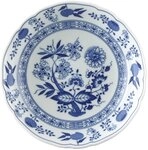 Hutschenreuther 02001-720002-13151 Zwiebelmuster Salatteller, 19 cm, tief, blau