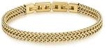 Brosway Damen Armband INK aus Edelstahl mit 14K-vergoldeter-PVD-Beschichtung, L&auml;nge: