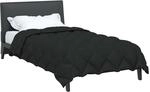vidaXL Winterbettdecke 140 x 220 cm 450 g/m&sup2; Schwarz