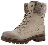 MUSTANG Damen Stiefelette Kunstfellsaum 15M0042001