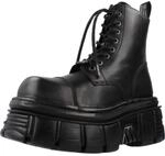 New Rock New Mili Damen Lederstiefel