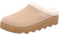 Rohde Damen Hausschuh Leder Pantoffel Plateau Schurwollfutter Foggia-D 6125