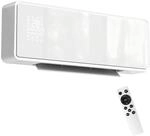 HOMCOM Wand Heizl&uuml;fter 2000W mit 2 Leistungsstufen, LED-Display, Wei&szlig; 