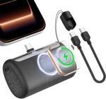 RORRY PalmGo Powerbank,10000mAh Mini Power Bank PD 22.5W Integrierter USB C | 3-in-1