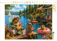 Puzzle &middot; Sommergl&uuml;ck am See | 1000 Teile &middot; Lege-Gr&ouml;&szlig;e 64 &times; 48 cm &middot;...