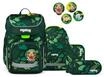ergobag Schulranzen-Set cubo Set DinosauriB&auml;r - Gr&uuml;n | Ergonomischer...