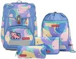 Step by Step Schulranzen-Set Space &bdquo;Axolotl Sally 5-TLG, rosa-blau, 20L 