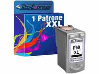 Tito-Express PlatinumSerie 1 Patrone kompatibel mit Canon PG-50 XL Black 25ml 