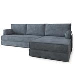 Masseno Schaumstoff-Ecksofas ANKO mit Metallgestell, Modulares Schlafsofa aus