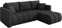 ALTDECOR Ecksofa mit Schlaffunktion L-Form Gard-L 226x146x85 - Dunkelgrau |...