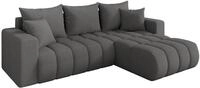 ALTDECOR Ecksofa mit Schlaffunktion L-Form Mila-L-v1 277x195x86 - Grau | Corner...