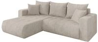 ALTDECOR Ecksofa mit Schlaffunktion L-Form Mila-L 277x194x86 - Creme | Corner...