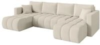 ALTDECOR Ecksofa mit Schlaffunktion U-Form Gard-U 300x146x85 - Beige | Corner...