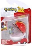 Pokemon - Clip 'n' Go - Frigibax + Repeat Ball/Spielzeug