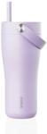 EQUA Carry Cup, Edelstahl Isolierte Trinkflasche Mit klappbarem Strohhalm and...