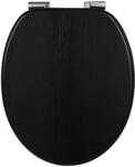 WOLTU Premium WC-Sitz Toilettensitz mit Absenkautomatik, MDF Holzkern, Softclose