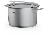 Fissler Phi Collection&reg; hoher Kochtopf (&Oslash; 24 cm, 6,5 L) mit Glasdeckel,