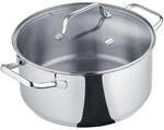 Berndes b.brilliant Kochtopf 20 cm &ndash; Edelstahl Kochtopf mit Glasdeckel &ndash;