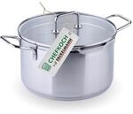 Fackelmann Chefkoch Kochtopf mit Glasdeckel &Oslash;24cm & 6L N&uuml;rnberg &ndash; Aus...
