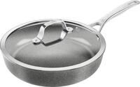 BALLARINI Salina Schmorpfanne mit Deckel 28 cm, Keramik-Antihaftbeschichtung,