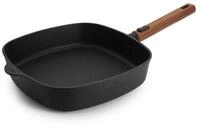 Woll Eco Logic QXR Viereckpfanne - Induktiv -, 28 x 28 cm, 6 cm hoch, mit abnehmbarem