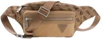 GUESS G&uuml;rteltasche Berlin Bumbag Beige/Brown Hellbraun