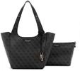 GUESS Calista 2 in 1 Tote Coal Logo