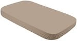 Waldin Spannbettlaken Baby, Babybett 7in1, 124x73 cm, Taupe | Baumwoll-Jersey,
