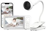CHILLAX - Kamera-Babyphone Giraffe Clip - 5" HD LCD Display - Full HD 1080p...