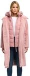 Navahoo Damen warmer Teddyfleece-Wintermantel Teddyzauber 14 | L&auml;nge: knielang 