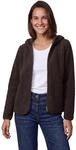 Cecil Damen 3231360 Teddy-Jacke mit Kapuze in Unifarbe
