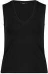 zero Damen Basic Shirt mit V-Ausschnitt