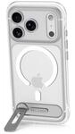 DECODED H&uuml;lle mit St&auml;nder f&uuml;r iPhone 18 Pro / 17 Pro, Clear | Kompatibel mit
