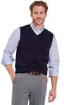 Falke Herren Favorites Merino X-Fine Slipover Pullunder Pullunder | mit...