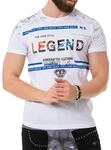 Cipo & Baxx Herren T-Shirt Freizeit Sommer T-Shirt