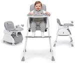 Twinky&reg; Hochstuhl - 2 in 1 Kinderwagen-Set - Klappbarer Essstuhl & Kinderwagen...