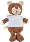 Sterntaler Kuscheltier L B&auml;r Bob aus kuschligem Flausch und bedrucktem Jersey,