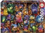 Educa - 2000-Teile-Puzzle f&uuml;r Erwachsene | Tr&auml;ume im Glas | Ma&szlig;e: 96 x 68 cm | Ab