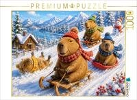 Puzzle &middot; Schlittenfahrt | 1000 Teile &middot; Lege-Gr&ouml;&szlig;e 64 &times; 48 cm &middot; CALVENDO...
