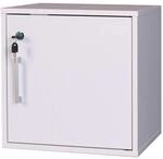 HTI living Zimmersafe Malin Wei&szlig; M&ouml;beltresor mit Schl&uuml;ssel