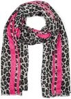 styleBREAKER Damen Schal, Leo Muster Streifen Animal Print | 92 x 180 cm, feine