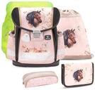Belmil Schulranzen Set 403-13/AG/S/R 5 - teilig ergonomischer Schulranzen Set...