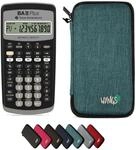 TI-BA II Plus Taschenrechner inklusive Schutztasche von WYNGS in T&uuml;rkis -...