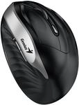 Genius Ergonomic WIR. Ergo 8250S Vertikal + Handgelenkst&uuml;tze Silber Grau/Blak