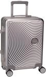 American Tourister Trolley mit 4 Rollen 55 cm Soundbox Alu Silver