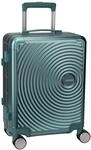 American Tourister Soundbox Alu Spinner 55/20 TSA Trolley Dusty Turquoise t&uuml;rkis