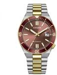 Citizen Herrenuhr Tsuyosa Shore Automatik mit Edelstahl Armband und Saphirglas 10 ATM